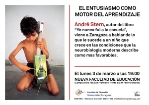 3 Marzo Andre Stern Zaragoza