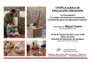 2015 10 26 Charla Universidad Educacion creadora BR